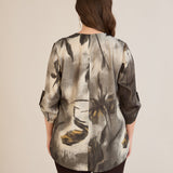 Μπλούζα με φερμουάρ και αυθεντικό σχέδιο- Φθινοπωρινά φύλλα