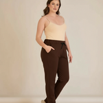 Αθλητικο παντελονι φορμα Daily σε μεγάλα μεγέθη - Καφέ