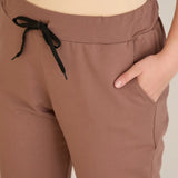 Αθλητικο παντελονι φορμα Daily σε μεγάλα μεγέθη - Μόκα