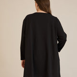 Βαμβακερή τουνίκ με ασημί στάμπα Love