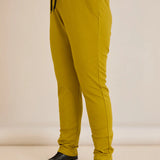 Γυναικεία αθλητική φόρμα παντελόνι "Daily" σε μεγάλα μεγέθη - Μουσταρδί