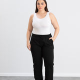 Βαμβακερο μαύρο αθλητικο ΣΕΤ 2 τμχ σε μεγάλα μεγέθη