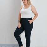 Αθλητικο παντελονι φορμα Daily σε μεγάλα μεγέθη- Σκούρο Μπλε