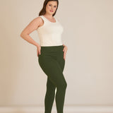 Βαμβακερό κολάν για περιφέρεια έως 160 εκ. σε μεγάλα μεγέθη-Πράσινο Λαδί