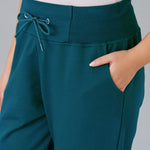 Αθλητικό παντελόνι με ελαστική μανσέτα σε μεγάλα μεγέθη - Τιρκουάζ