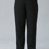 Σπορ φαρδύ παντελόνι με σκισίματα -Μαύρο