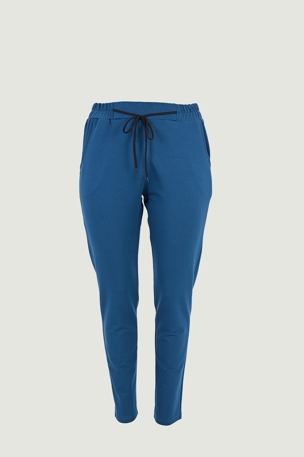Γυναικεία αθλητική φόρμα παντελόνι "Daily" σε μεγάλα μεγέθη - Μπλε