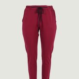 Γυναικεία αθλητική φόρμα παντελόνι "Daily" σε μεγάλα μεγέθη - Μπορντό