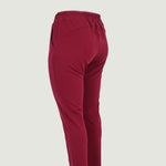 Γυναικεία αθλητική φόρμα παντελόνι "Daily" σε μεγάλα μεγέθη - Μπορντό