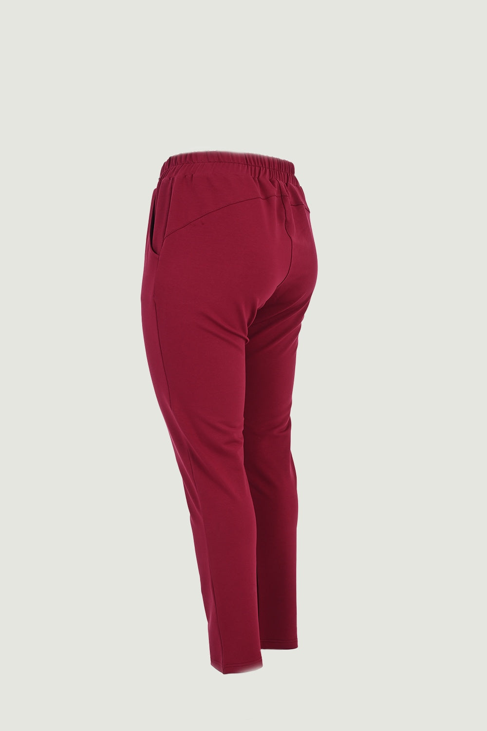 Γυναικεία αθλητική φόρμα παντελόνι "Daily" σε μεγάλα μεγέθη - Μπορντό