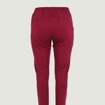 Γυναικεία αθλητική φόρμα παντελόνι "Daily" σε μεγάλα μεγέθη - Μπορντό