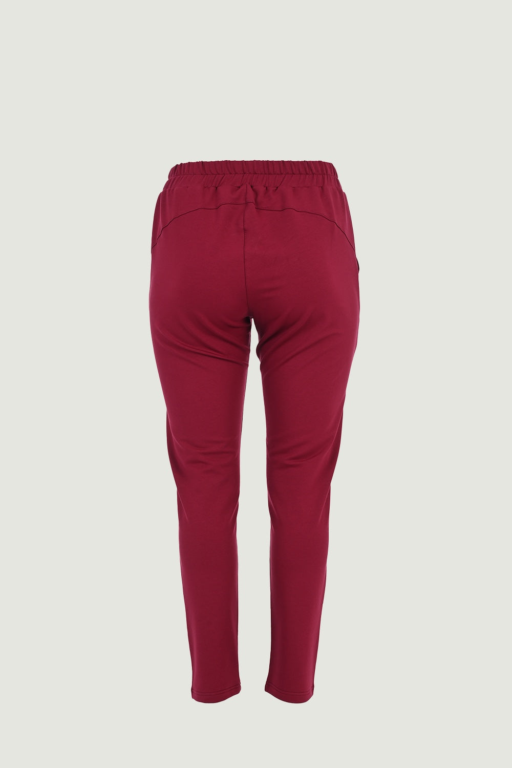 Γυναικεία αθλητική φόρμα παντελόνι "Daily" σε μεγάλα μεγέθη - Μπορντό