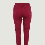 Γυναικεία αθλητική φόρμα παντελόνι "Daily" σε μεγάλα μεγέθη - Μπορντό