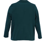 Κομψό γυναικείο σακάκι με φόδρα  σε μεγάλα μεγέθη - Πράσινο