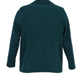 Κομψό γυναικείο σακάκι με φόδρα  σε μεγάλα μεγέθη - Πράσινο