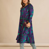 Φόρεμα σε Α γραμμή με πρωτότυπο ντεκολτέ