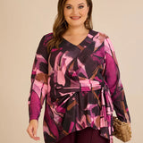 Μπλούζα με κορδόνια – Ροζ