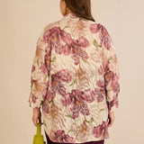 Κομψό πουκάμισο με φλοράλ σχέδιο – Σάπιο μήλο