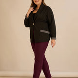 Σπορ-κομψό σακάκι με ρίγες LUREX