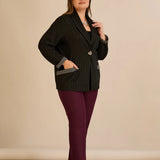 Σπορ-κομψό σακάκι με ρίγες LUREX