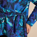 Μπλούζα με κορδόνια – Μπλε