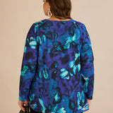 Μπλούζα με κορδόνια – Μπλε