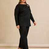 Αμπιγιέ σετ από λαμπερό ύφασμα