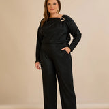 Αμπιγιέ σετ από λαμπερό ύφασμα