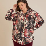 Κομψό πουκάμισο από φίνα βισκόζη – Μπορντό