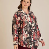 Κομψό πουκάμισο από φίνα βισκόζη – Μπορντό