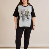 Βαμβακερό T-shirt με τύπωμα - Τίγρεις