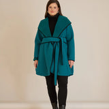 Παλτό με κουκούλα από ελαφρύ ύφασμα