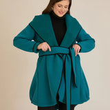 Παλτό με κουκούλα από ελαφρύ ύφασμα