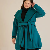 Παλτό με κουκούλα από ελαφρύ ύφασμα