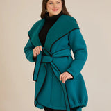 Παλτό με κουκούλα από ελαφρύ ύφασμα