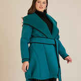 Παλτό με κουκούλα από ελαφρύ ύφασμα