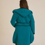 Παλτό με κουκούλα από ελαφρύ ύφασμα