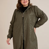 Ανοιξιάτικο παρκά με βαμβακερή και ελαστική επένδυση – Χακί