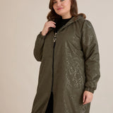 Ανοιξιάτικο παρκά με βαμβακερή και ελαστική επένδυση – Χακί