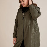 Ανοιξιάτικο παρκά με βαμβακερή και ελαστική επένδυση – Χακί