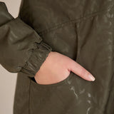 Ανοιξιάτικο παρκά με βαμβακερή και ελαστική επένδυση – Χακί