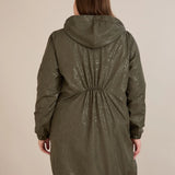 Ανοιξιάτικο παρκά με βαμβακερή και ελαστική επένδυση – Χακί