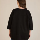 Μπλούζα με απαλή διακόσμηση φτερά