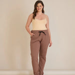 Αθλητικο παντελονι φορμα Daily σε μεγάλα μεγέθη - Μόκα