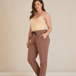 Αθλητικο παντελονι φορμα Daily σε μεγάλα μεγέθη - Μόκα