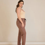 Αθλητικο παντελονι φορμα Daily σε μεγάλα μεγέθη - Μόκα