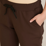 Αθλητικο παντελονι φορμα Daily σε μεγάλα μεγέθη - Καφέ