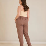 Αθλητικό παντελονι φορμα Daily - Μόκα