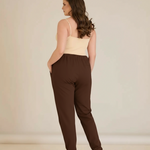 Αθλητικο παντελονι φορμα Daily σε μεγάλα μεγέθη - Καφέ