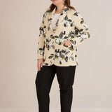 Ανοιξιάτικο σακάκι με φρέσκο μοτίβο – Φύλλα